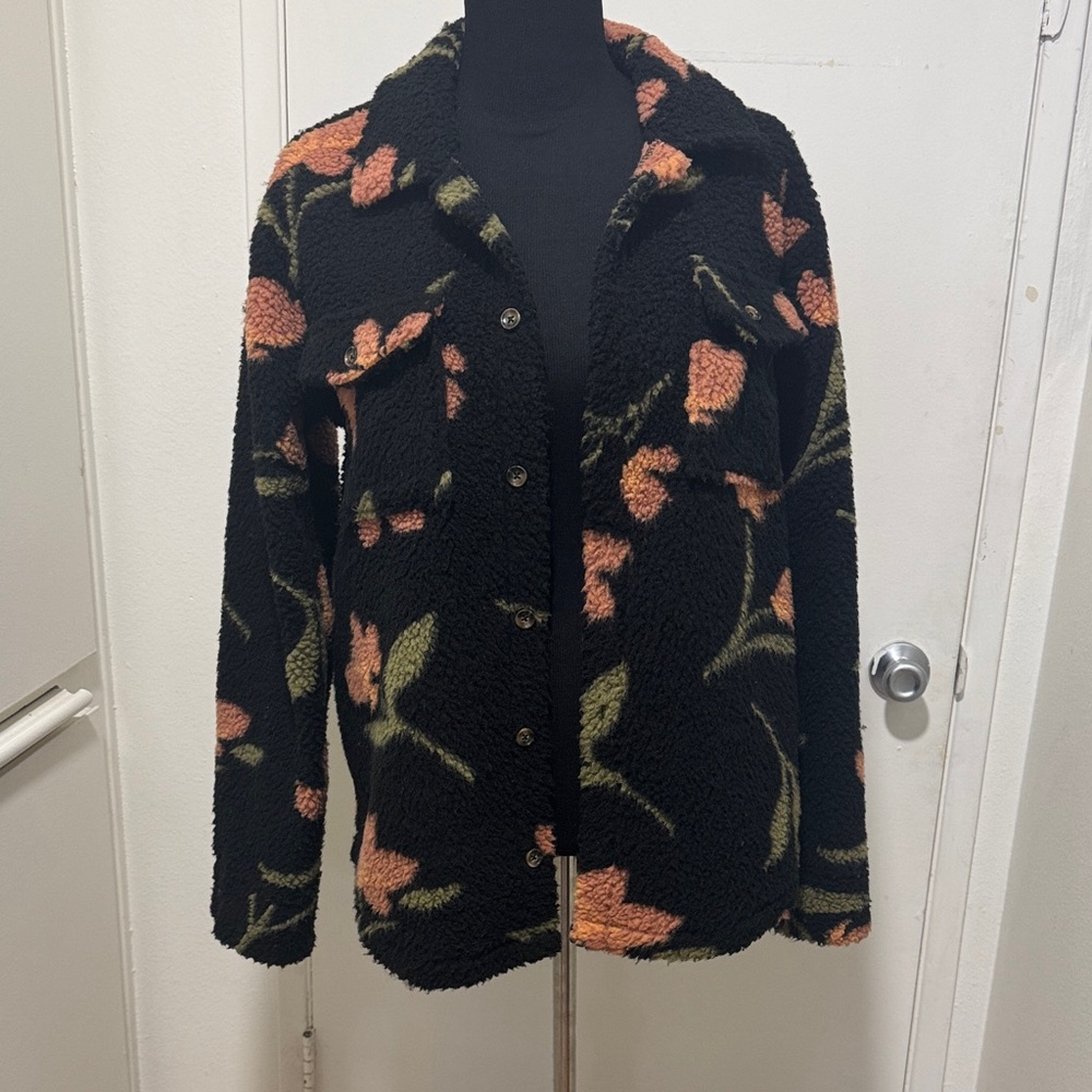 Volcom Floral Patterned Women's Terry Shirt